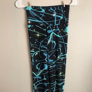 Space Patterned High Quality Leggings. Made in Brazil.
